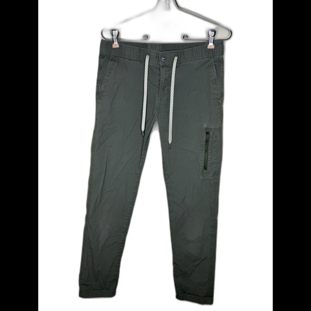Vuori Ripstop Climber Pants womens Medium Olive Green Drawstring sz S hiking